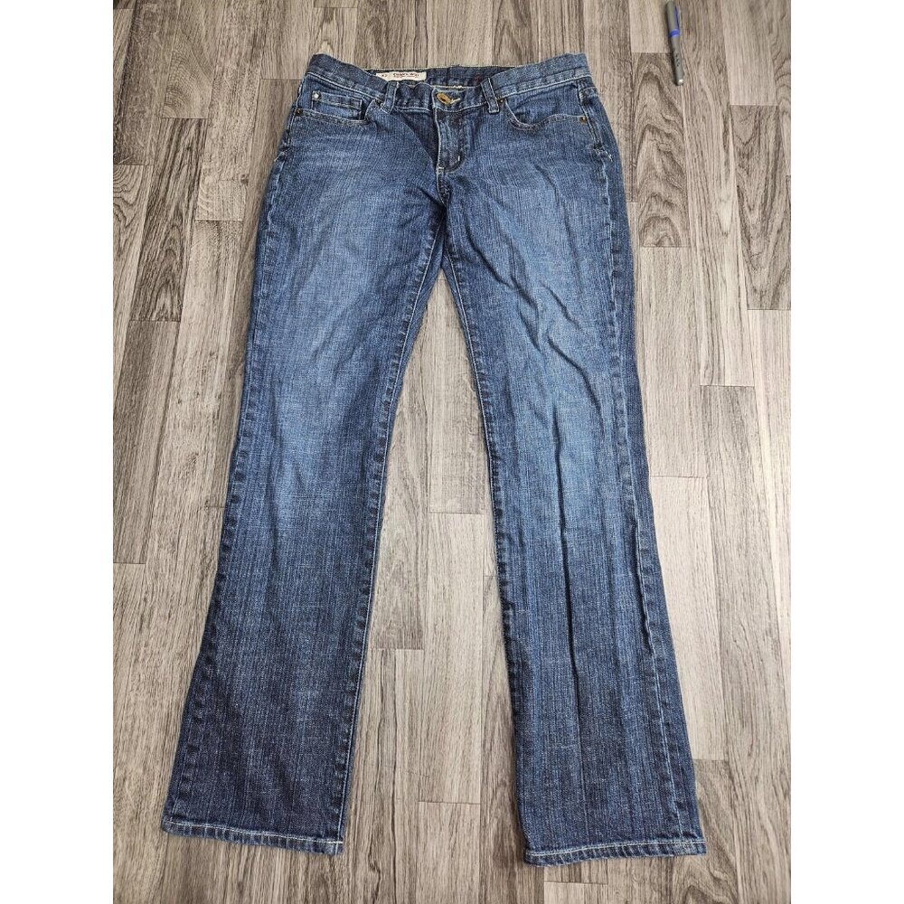 X2 Jeans Womens 8 Curvy W31 Blue‎ Regular Rise Straight Leg Stretch Denim Pants